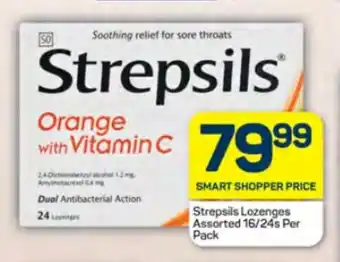 Pick n Pay Strepsils Lozenges Assorted 16/24s Per Pack offer