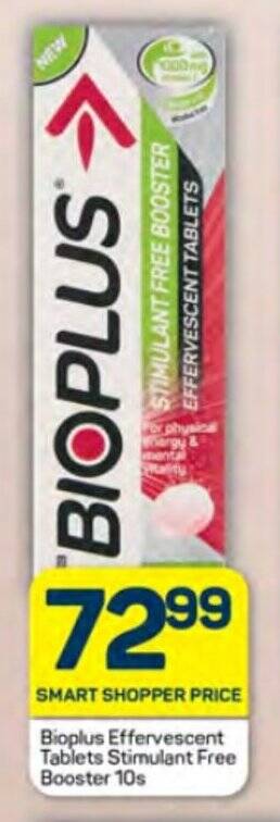 Bioplus Effervescent 10's - Clicks