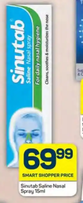Pick n Pay Sinutab Saline Nasal Spray 15ml offer