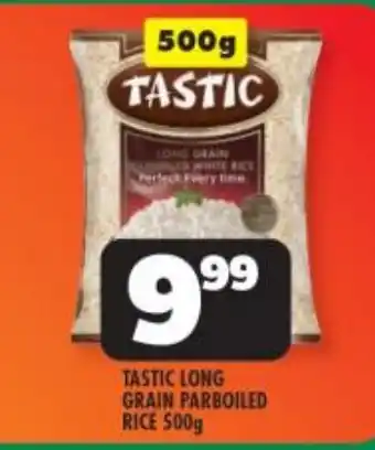 Usave TASTIC LONG GRAIN PARBOILED RICE 500g offer
