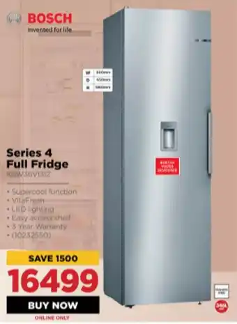 HiFi Corp Bosch Series 4 Full Fridge offer