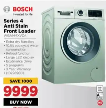 HiFi Corp Bosch Series 4 Anti Stain Front Loader offer