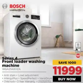 HiFi Corp Bosch Series 4 Front Loader Washing Machine offer