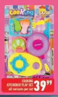Shoprite COOKING KITCHENER PLAY SET all variants per set offer
