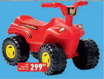 Shoprite ZEUS QUAD BIKE RIDE-ON each offer