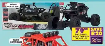 Shoprite ROCK CLIMBER RADIO-CONTROLLED CAR SCALE 1:20 offer