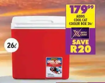 Shoprite ADDIS COOL CAT COOLER BOX 26L offer