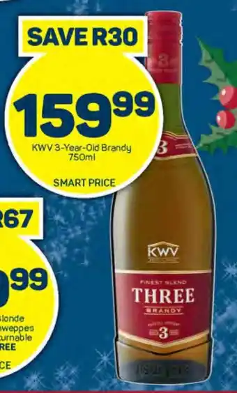 Pick n Pay KWV 3-Year-Old Brandy 750ml offer