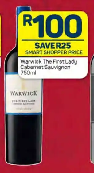 Pick n Pay Warwick The First Lady Cabernet Sauvignon 750ml offer