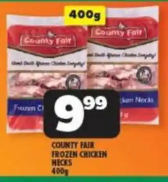 COUNTY FAIR FROZEN CHICKEN NECKS 400g