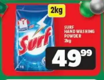 Usave SURF HAND WASHING POWDER 2kg offer