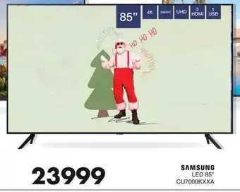 Save Hyper SAMSUNG LED 85" CU7000KXXA offer