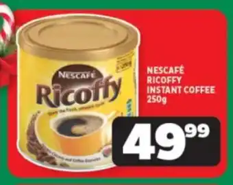 Usave NESCAFÉ RICOFFY INSTANT COFFEE 250g offer
