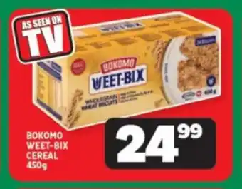 Usave ВОКОМО WEET-BIX CEREAL 450g offer