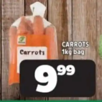 Usave Carrots 1kg bag offer