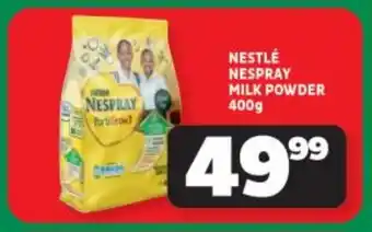 Usave NESTLÉ NESPRAY MILK POWDER 400g offer