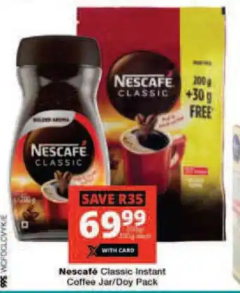 Nescafé Classic Instant Coffee Jar/Doy Pack