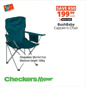 Bush Baby Captain's Chair