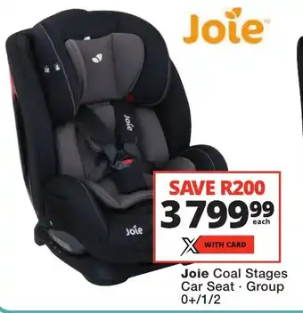 Joie Coal Stages Car Seat Group 0+/1/2