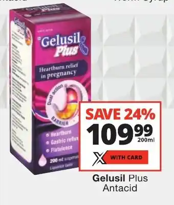Checkers Gelusil Plus Antacid offer