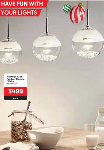 Makro Montefio 13 LT Pendant Chrome White offer