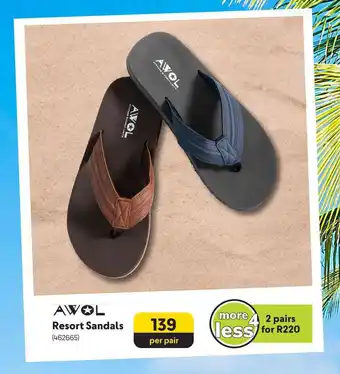 Makro AWOL Resort Sandals offer