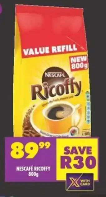 Shoprite NESCAFÉ RICOFFY 800g offer