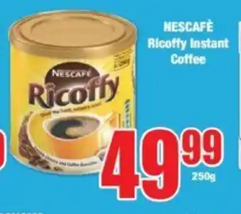 Boxer NESCAFÉ Ricoffy Instant Coffee offer