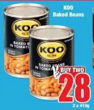Boxer KOO Baked Beans offer