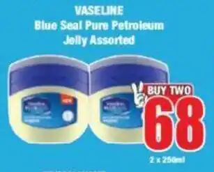 Boxer VASELINE Blue Seal Pure Petroleum Jelly Assorted offer