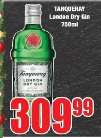 TANQUERAY London Dry Gin 750ml