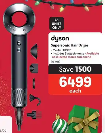 Makro Dyson Supersonic Hair Dryer offer