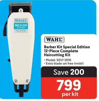WAHL Barber Kit Special Edition 12-Piece Complete Haircutting Kit