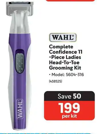 Makro WAHL Complete Confidence 11 -Piece Ladies Head-To-Toe Grooming Kit offer
