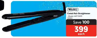 Makro WAHL Cutek Hair Straightener offer