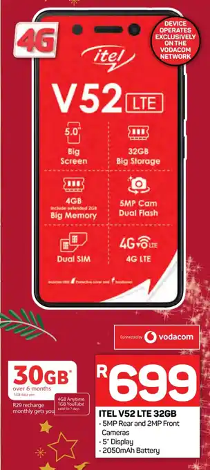 Pick n Pay Hypermarket ITEL V52 LTE 32GB offer