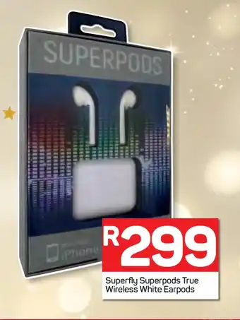 Pick n Pay Hypermarket Superfly Superpods True Wireless White Earpods offer