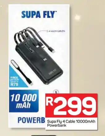 Pick n Pay Hypermarket Supa Fly 4 Cable 10000mAh Powerbank offer