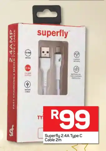 Pick n Pay Hypermarket Superfly 2.4A Type C Cable 2m offer