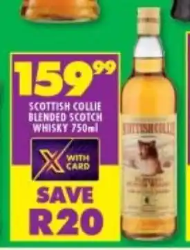 SCOTTISH COLLIE BLENDED SCOTCH WHISKY 750ml