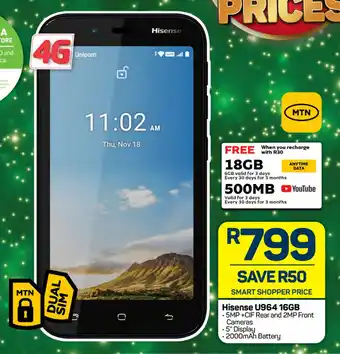Pick n Pay Hisense U964 16GB offer