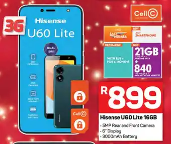 Pick n Pay Hisense U60 Lite 16GB offer