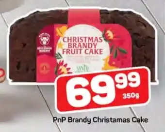 Pick n Pay PnP Brandy Christamas Cake offer