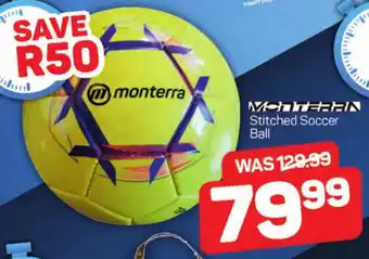 Monterra Stitched Soccer Ball