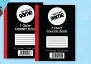 Game Game a4 hard cover books feint margin or quad margin 1 quire 96 pages-each offer