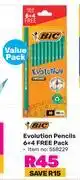 Game Bic evolution pencils 6+4 free pack offer