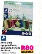 Game Staedtler noris club upcycled wood colouring pencils 24 pack offer