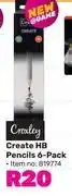 Croxley create hb pencils 6-pack