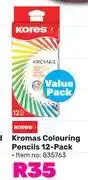 Game Kores kromas colouring pencils 12 pack offer