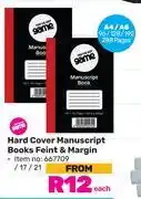 Game Game a4/a5 96/128/192/288 pages hard cover manuscript books feint & margin-each offer
